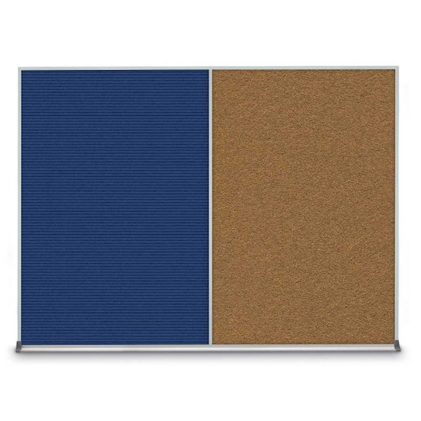 Triple Door Radius Plus Corkboard, 72" x